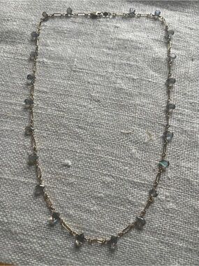 labradorite and 14kt gold-filled necklace